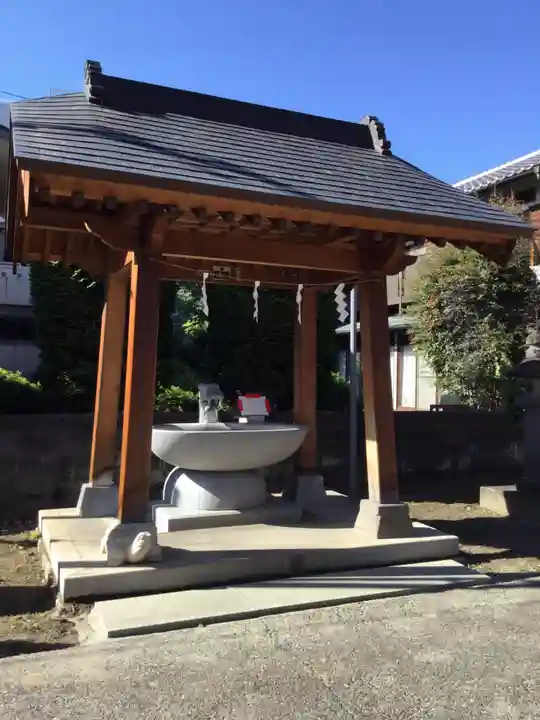 石和八幡宮(官知物部神社)の手水舎