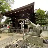 白幡天神社の狛犬