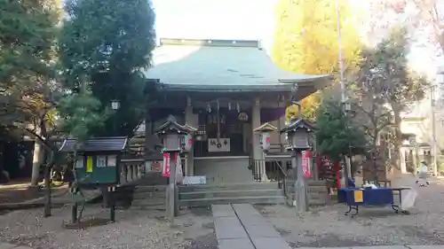 上目黒氷川神社の本殿・本堂