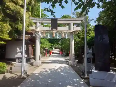 鈴鹿明神社の鳥居