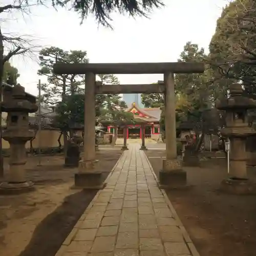 品川神社の鳥居