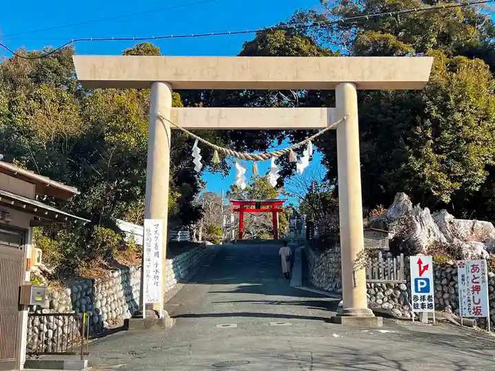 矢奈比賣神社(見付天神)の鳥居