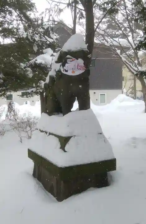 北広島市総鎮守 廣島神社の狛犬