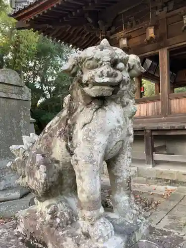 福良八幡神社の狛犬