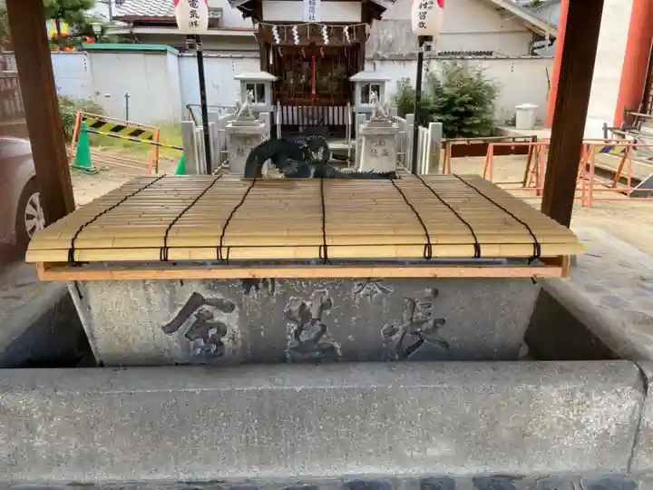 敷津松之宮 大国主神社の手水舎