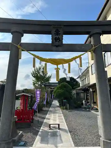 久之浜諏訪神社の鳥居