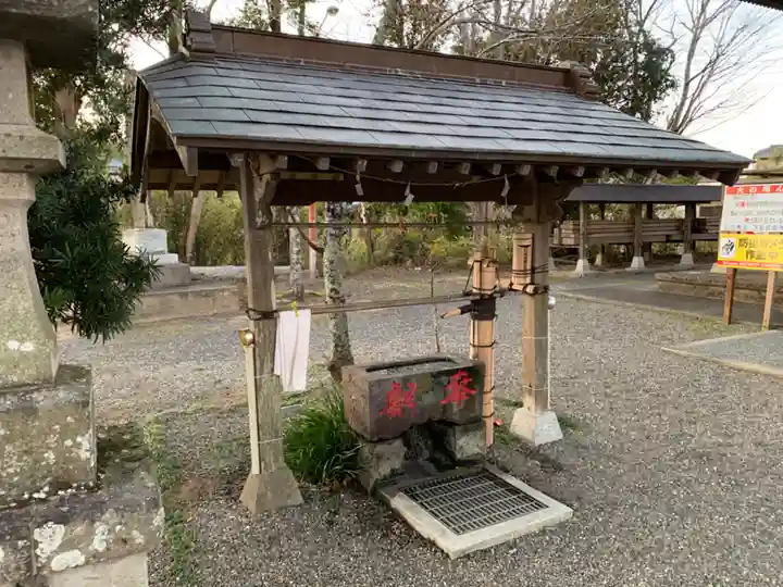 永吉神社の手水舎