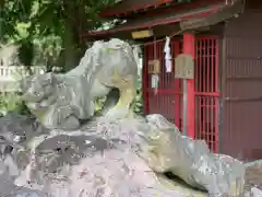 小室浅間神社の狛犬