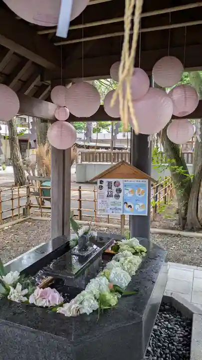 新琴似神社の手水舎