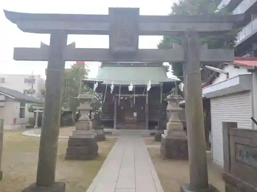 押切稲荷神社の鳥居