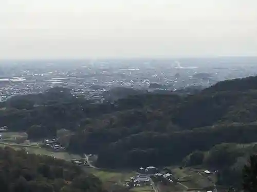 唐澤山神社の景色