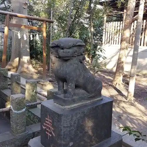 小岩神社の狛犬