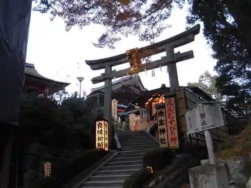 地主神社の鳥居