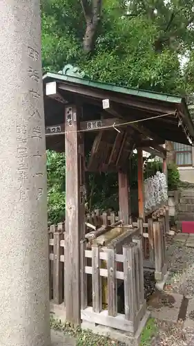 石川町諏訪神社の手水舎