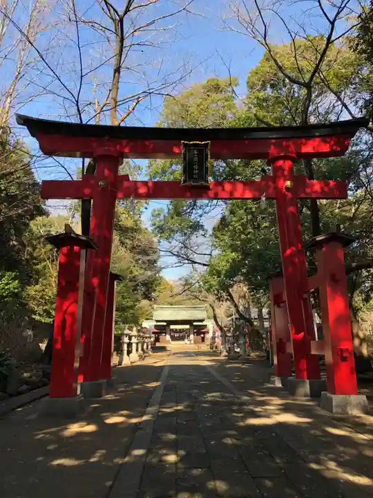 峯ヶ岡八幡神社の鳥居
