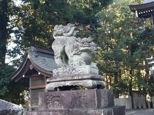 小幡神社の狛犬