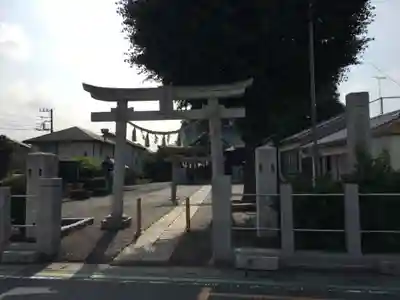 並木氷川神社の鳥居