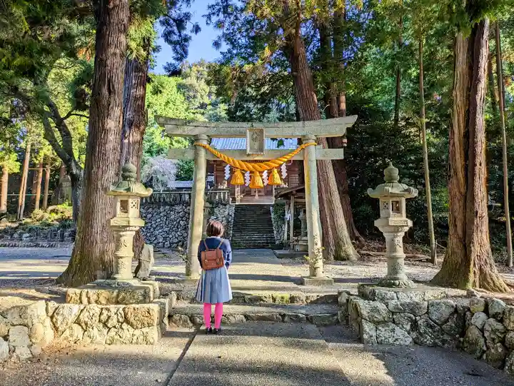 大神山八幡宮の鳥居