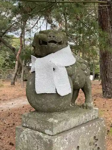 八幡奈多宮の狛犬