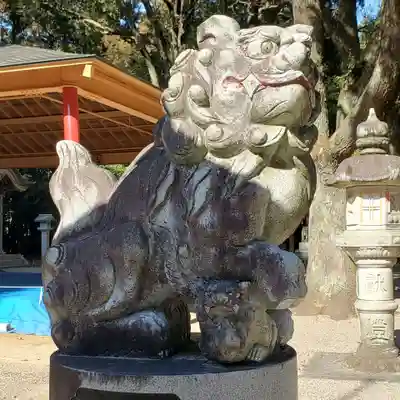 鵜川原神社の狛犬