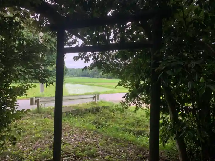 神社(名称不明)の鳥居