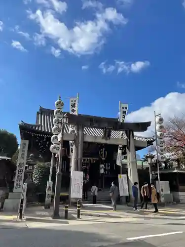 櫛田神社の鳥居