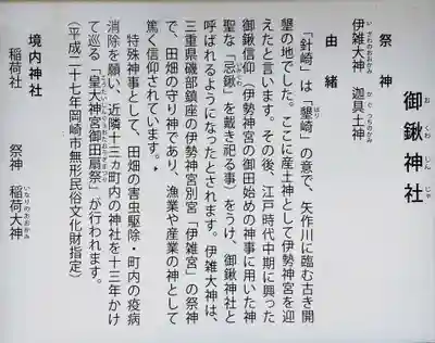 御鍬神社の歴史