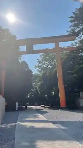 川越氷川神社の鳥居