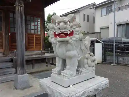 前高森八幡神社の狛犬