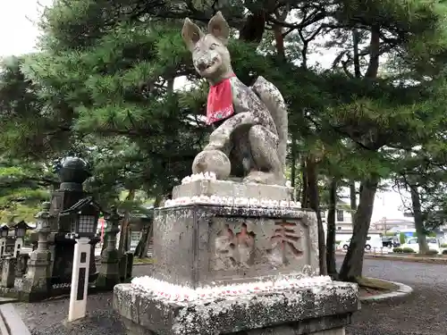 竹駒神社の狛犬