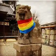 姫嶋神社の狛犬