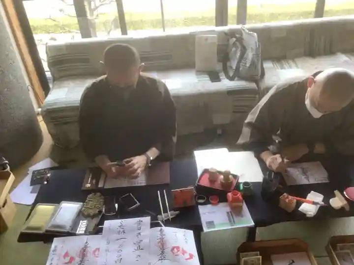 日蓮宗四高祖本覚寺の御朱印