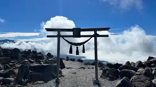 車山神社の鳥居