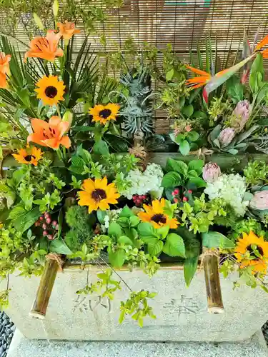 國魂神社の手水舎