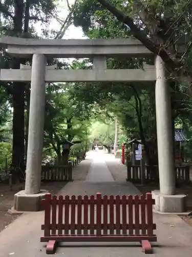 岩槻久伊豆神社の鳥居