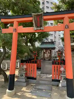 打出天神社の鳥居