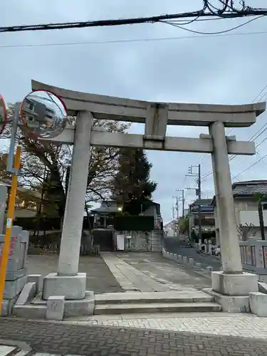 白山神社の鳥居