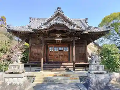 彦田社の本殿・本堂