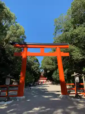 賀茂御祖神社(下鴨神社)の鳥居