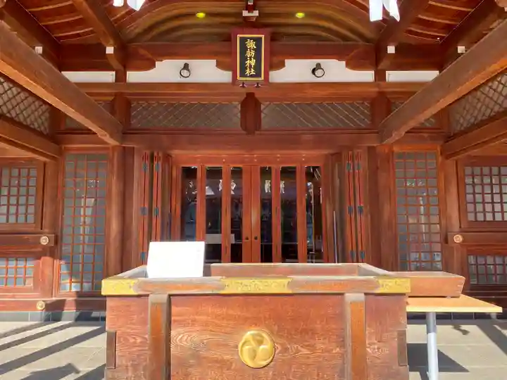 諏訪神社の本殿・本堂