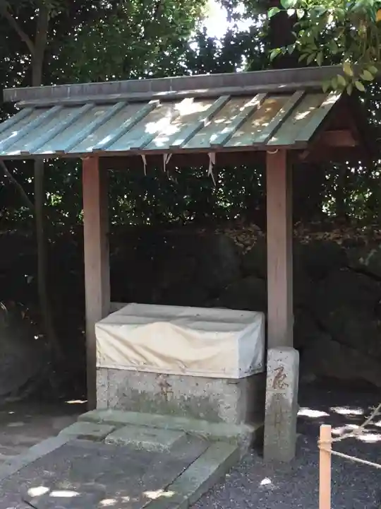 御食神社(豊受大神宮摂社)の手水舎