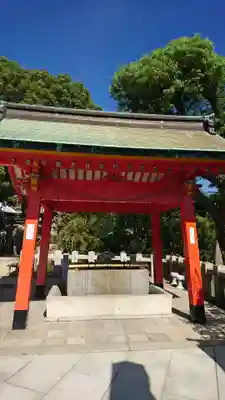 綱敷天満宮の手水舎