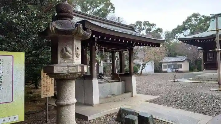 姉埼神社の手水舎