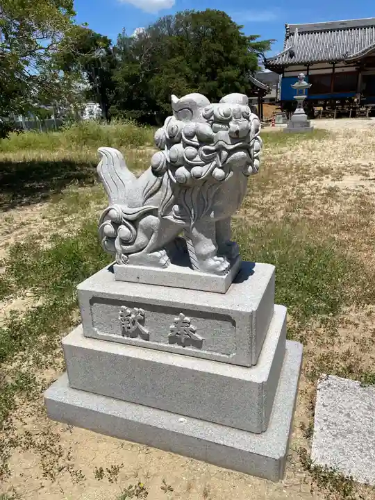 大窪八幡宮の狛犬