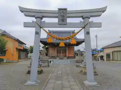 井内八幡宮の鳥居