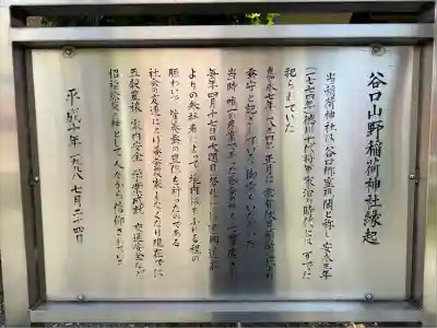 谷口山野稲荷神社(神奈川県)