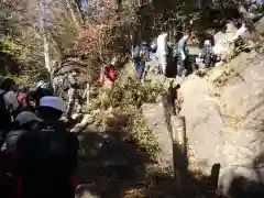 筑波山神社 女体山御本殿の周辺