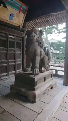  放生津八幡宮の狛犬