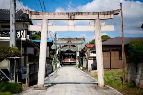 板倉雷電神社の鳥居