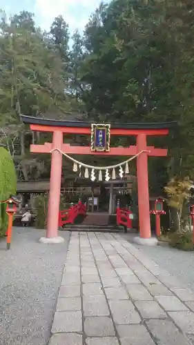 天河大辨財天社の鳥居